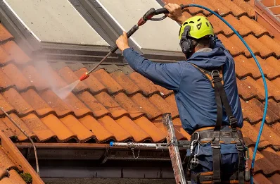 Démoussage et hydrofuge de toiture à Muraz